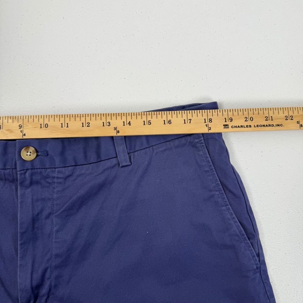 Vineyard Vines Mens Blue Breaker Shorts Size 40 Cotton Stretch Chino Casual - Picture 5 of 8